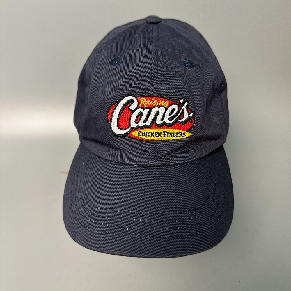 Raising Cane's‎ Chicken Fingers Navy Blue Hat One Love Embroidered Cap Strapback